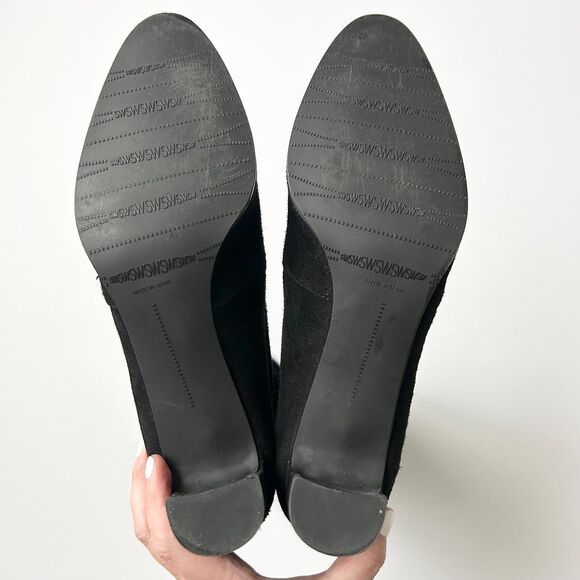 Stuart Weitzman Tall Black Suede Sock Boots Size 10 N - Picture 5 of 10